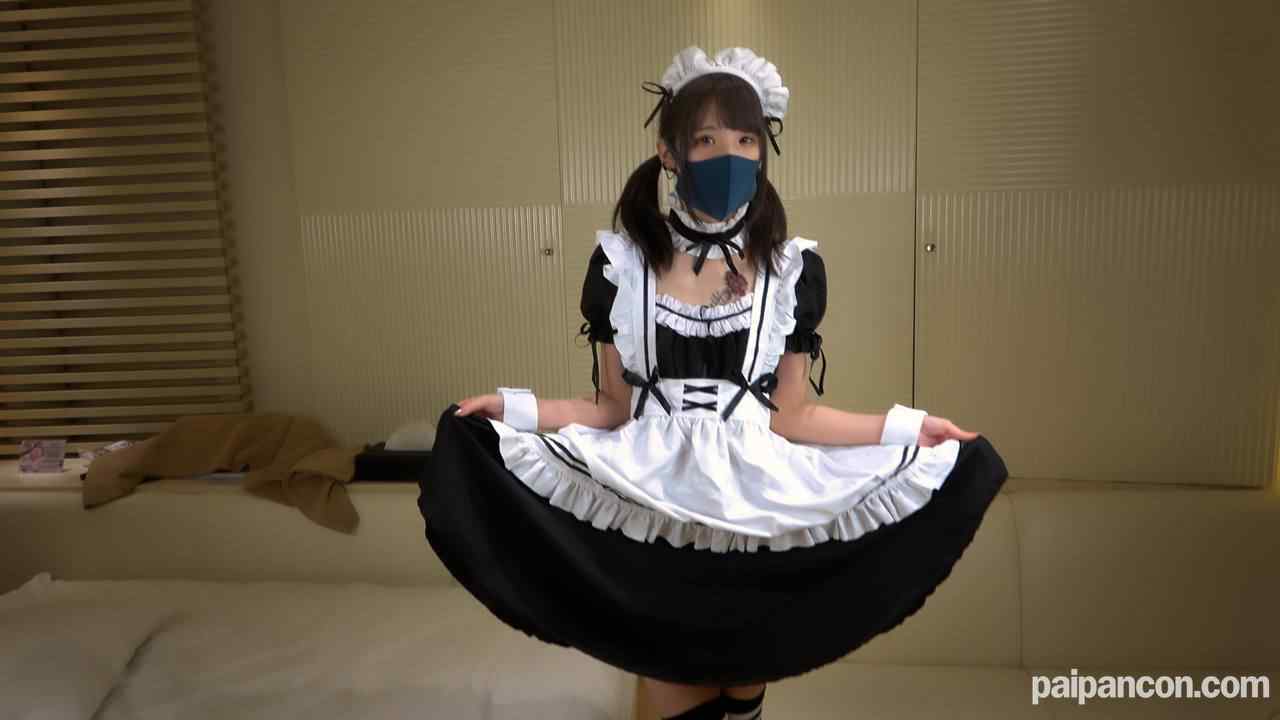 FC2-PPV-4806110 - 無修正、第３弾、まな板貧乳陥没乳首ねむちゃん。紺水着とかわいいメイドコスプレ、パイパン中出し thumbnail_2.jpg